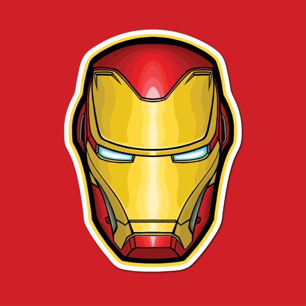 Наклейки Железный человек