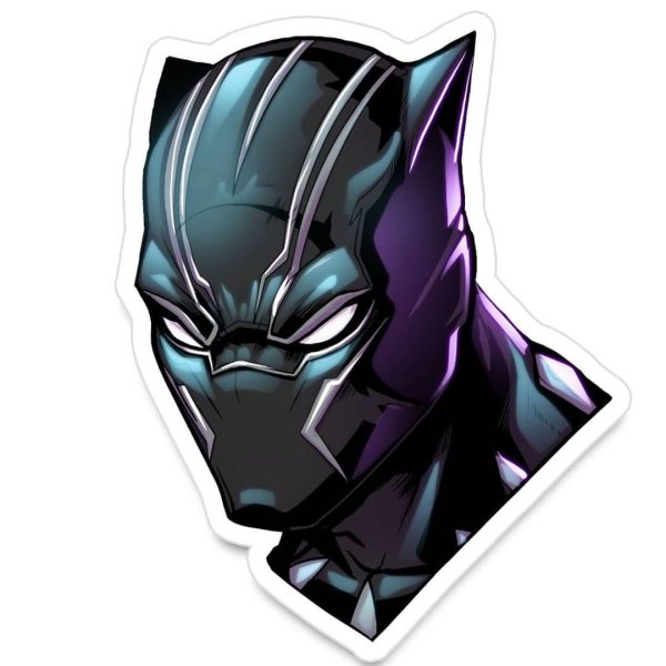 Голова черной пантеры Марвел