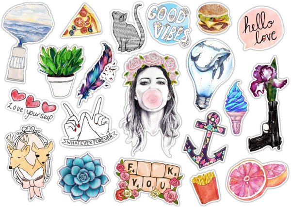 Маленькие наклейки