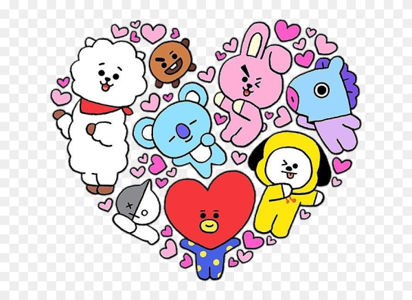 Bt21 раскраска