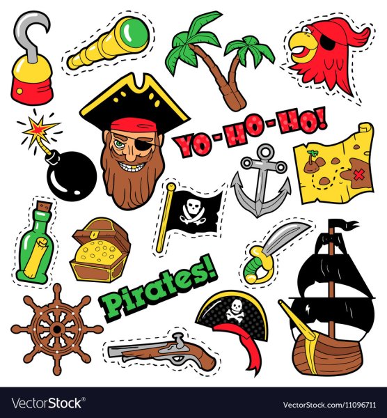 Пираты (+наклейки)