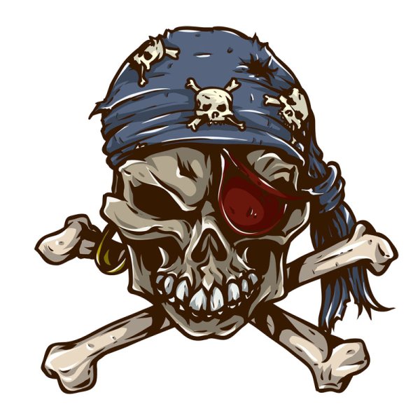 Черный флаг веселый Роджер