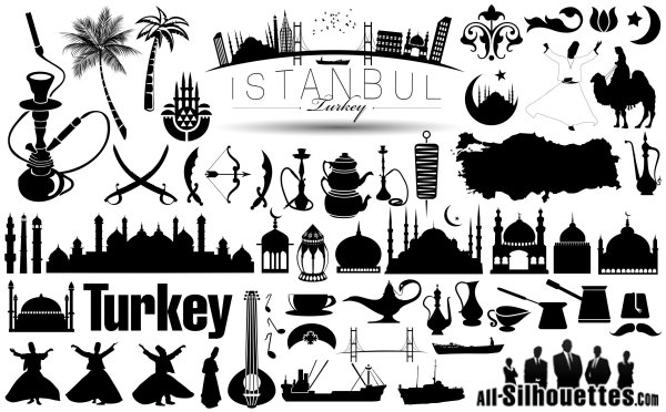 Турция силуэт