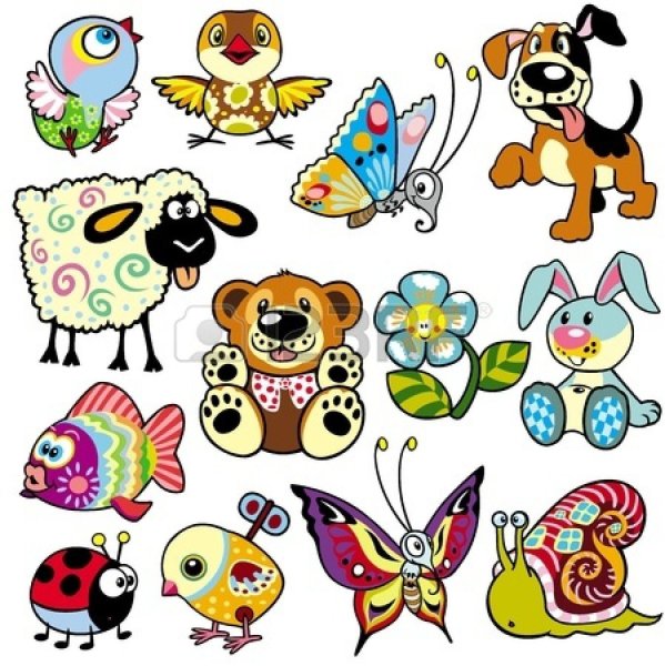 Наклейки для детей векторные