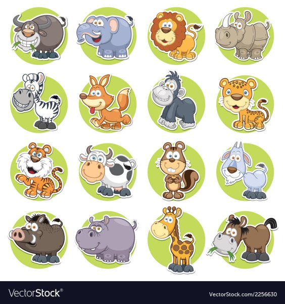 Эмблемы с животными для детей