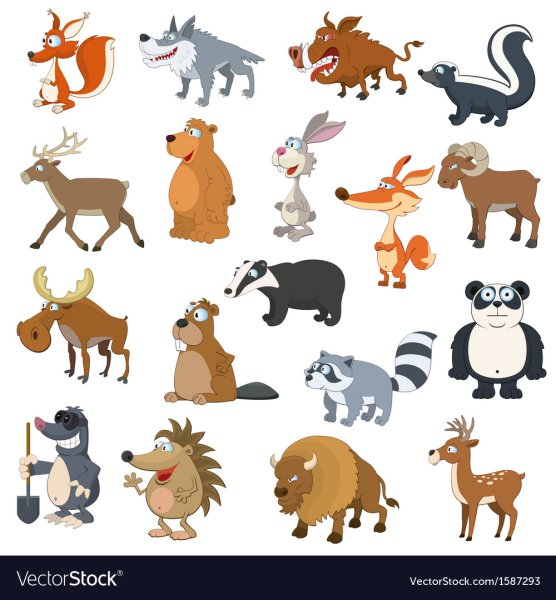 Животные в одном стиле