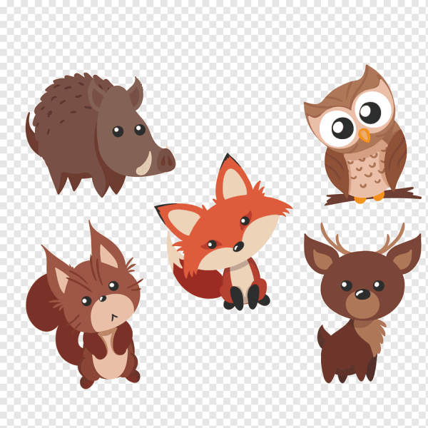 Животные в векторной графике