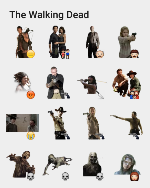 Наклейки the Walking Dead