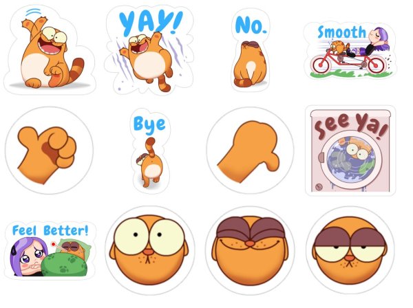 ЛЕГКЭТ Стикеры