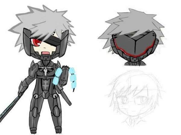 Райден Metal Gear Чиби