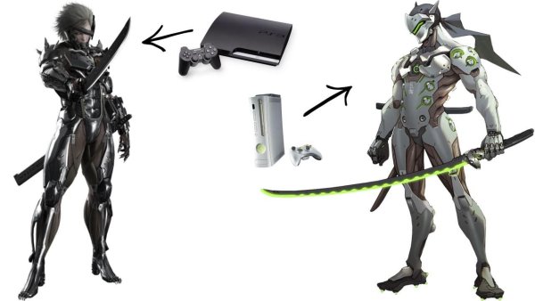 Metal Gear Rising и овервотч