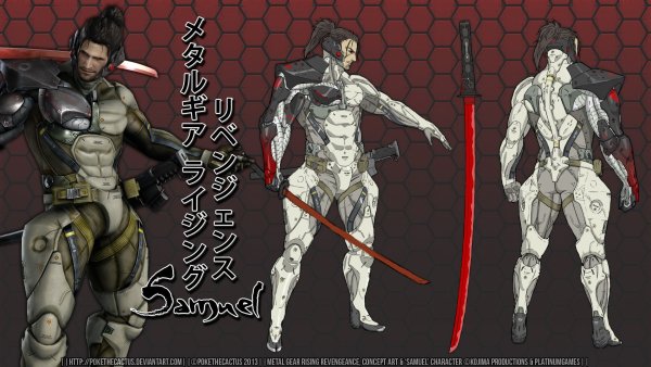 Metal Gear Rising Revengeance реактивный Сэм Art