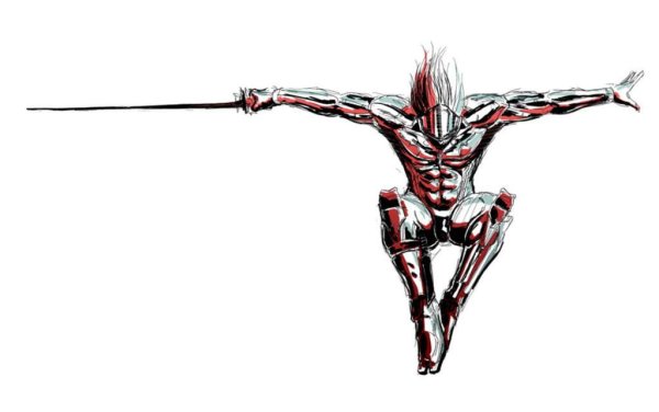 Metal Gear Rising меч Грея Фокса