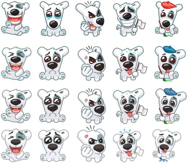 Стикеры ВК раскраска