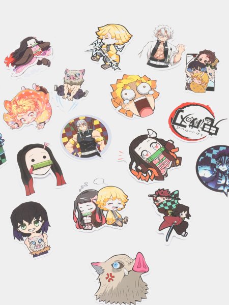 Клинок рассекающий демонов идеи для наклеек