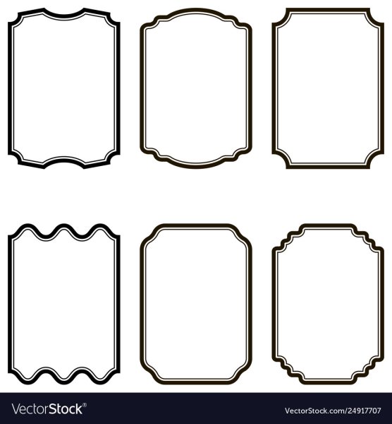 Форма этикетки на бутылку