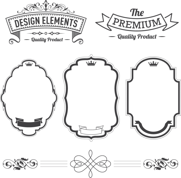 Рамка для этикетки на бутылку