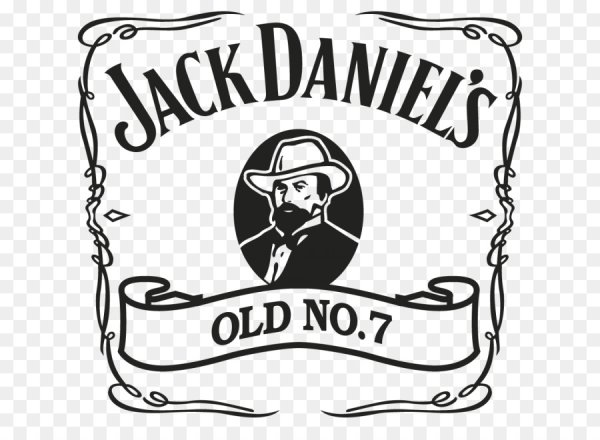 Этикетка виски Джек Дэниэлс вектор