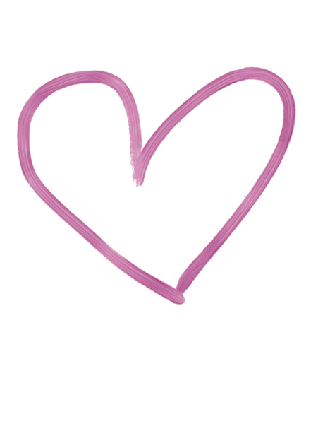 Стикеры сердечки прозрачные