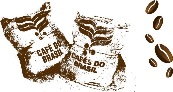 Зерна кофе Графика