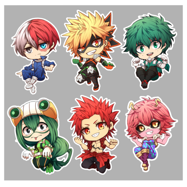 Аниме моя геройская Академия Чиби