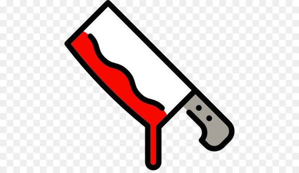 Мясной нож пиктограмма