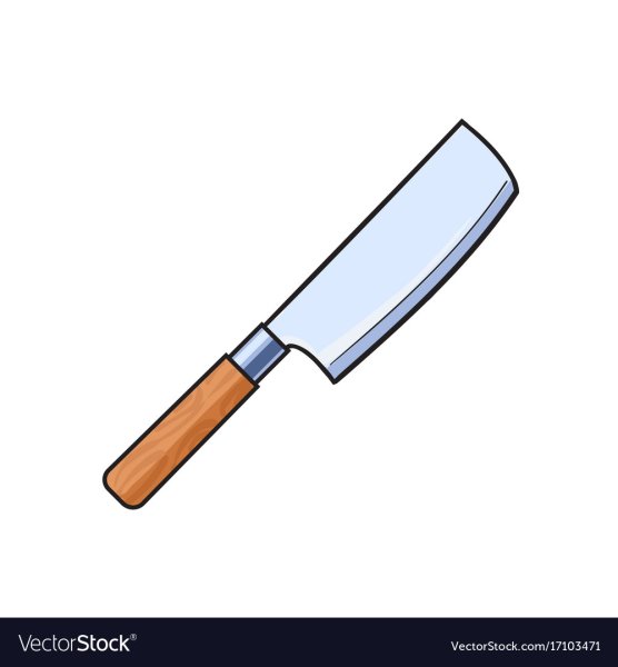 Тесак нож вектор