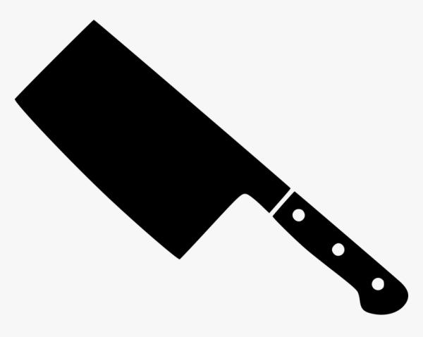 Нож мясника силуэт