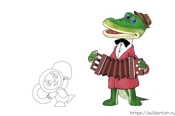 Крокодил Гена персонажи
