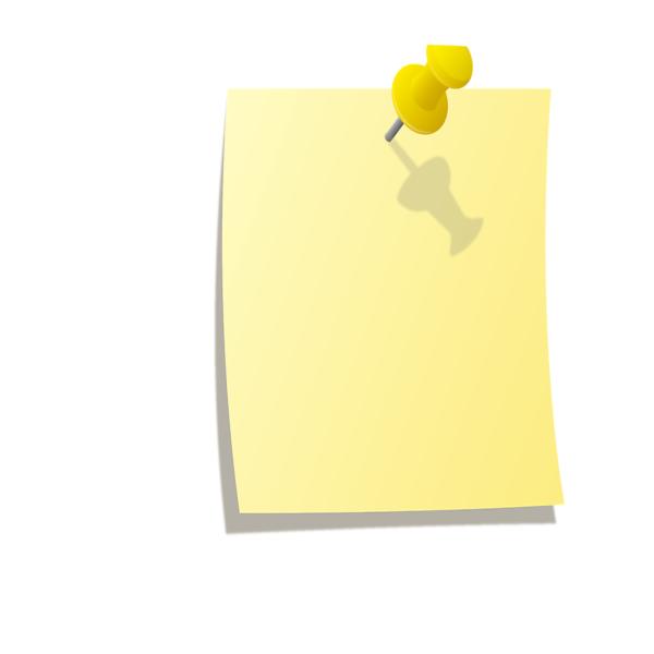 Лист бумаги для заметок