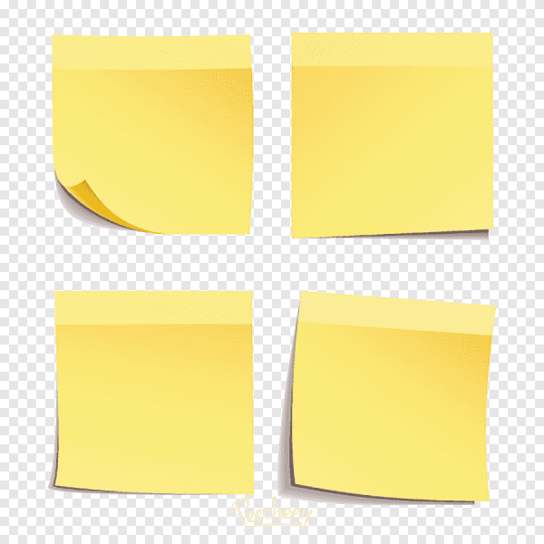 Желтый стикер