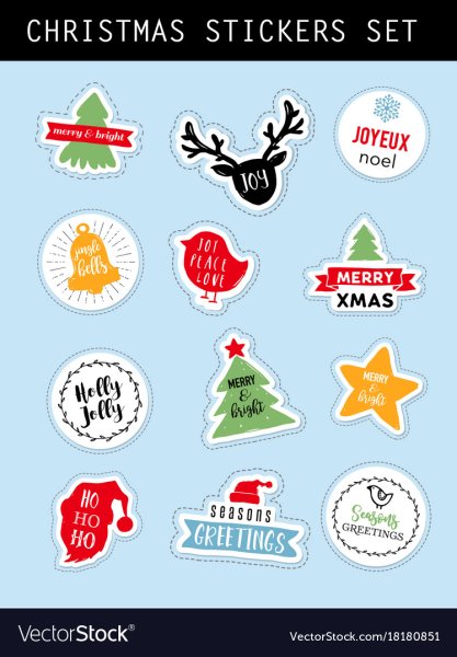 Маленькие новогодние рисунки