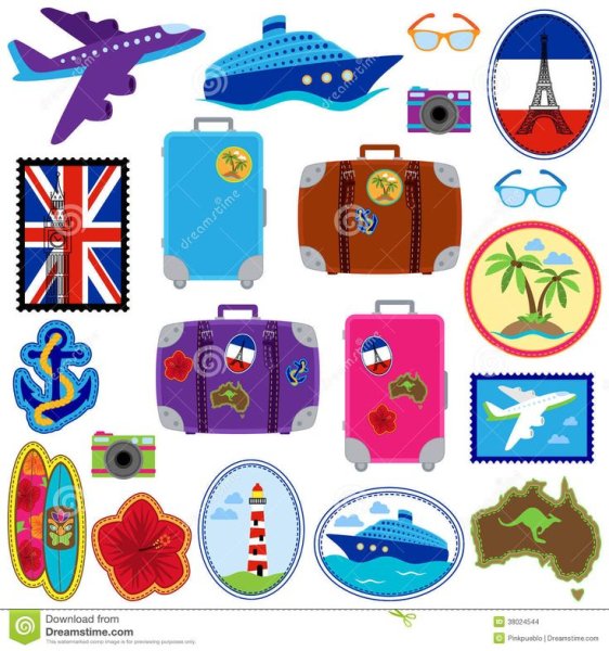 Наклейки путешественника