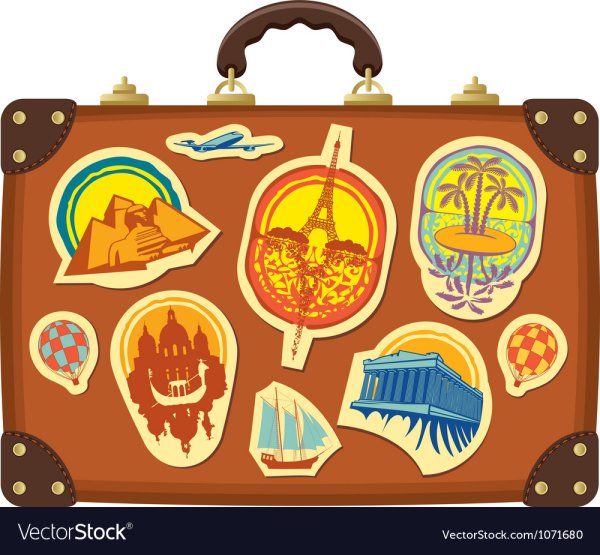 Наклейки путешественника