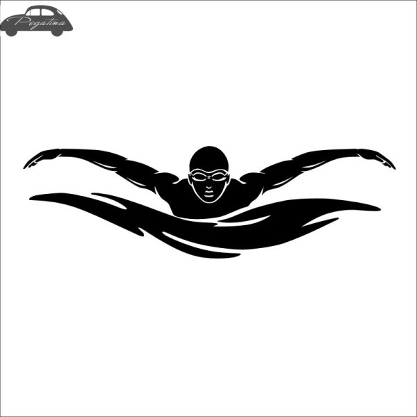 Стикер плавание
