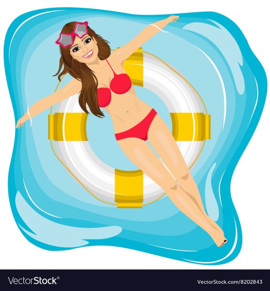 Пловец мультяшный