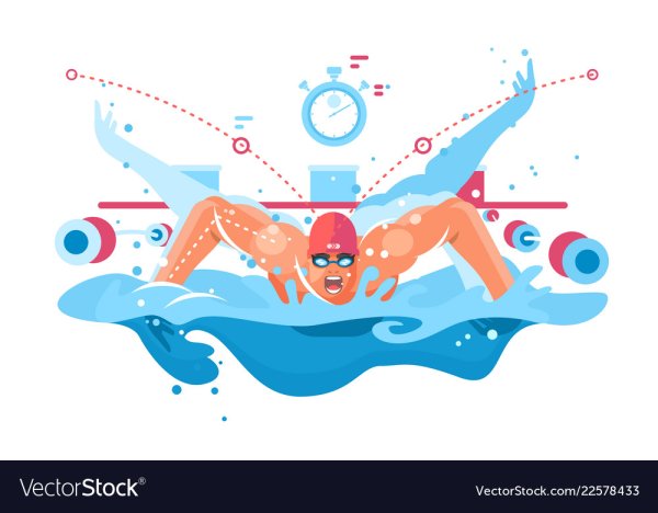 Ребенок плывет