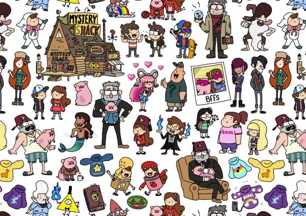 Наклейки Гравити Фолз