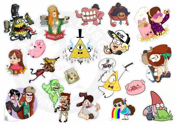 Стикерпак Гравити Фолз