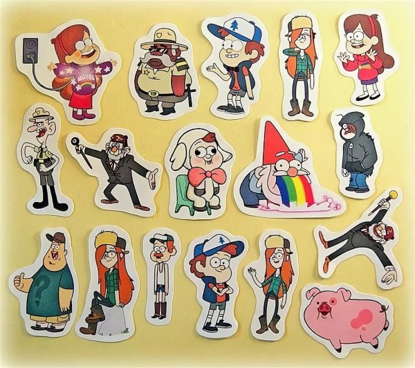 Стикеры Гравити Фолз