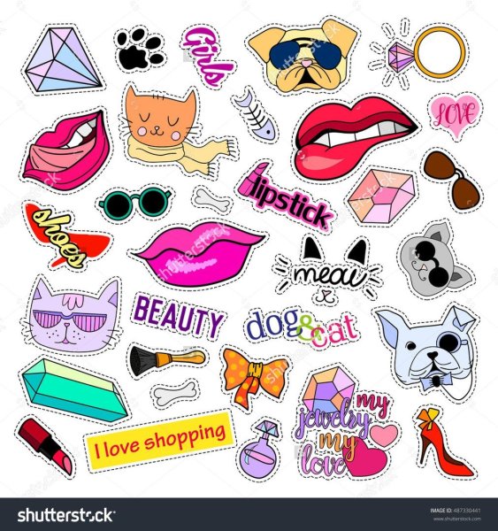 Дерзкие маленькие рисунки для срисовки для наклеек