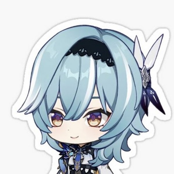 Чиби Геншин с Кадзухой