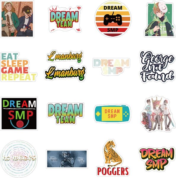 Наклейки Dream smp