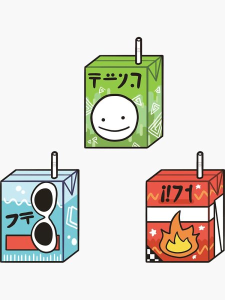 Стикеры майнкрафт Dream smp