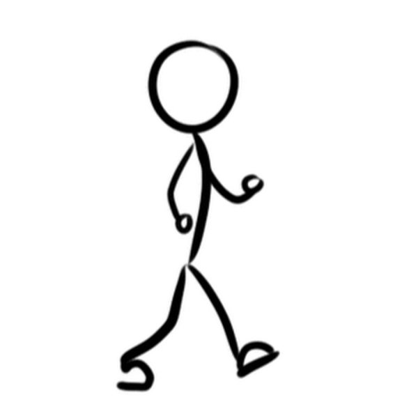Шагающий человечек