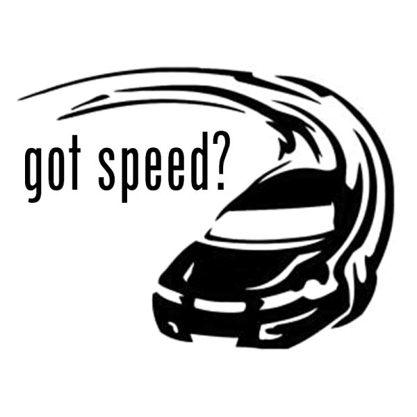 Наклейка на авто скорость