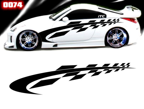 Стикеры линии винил гоночные Стикеры на стекло