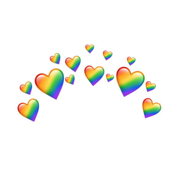 Сердечки не ад головой