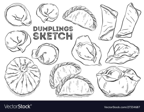 Meat Dumplings на прозрачном фоне