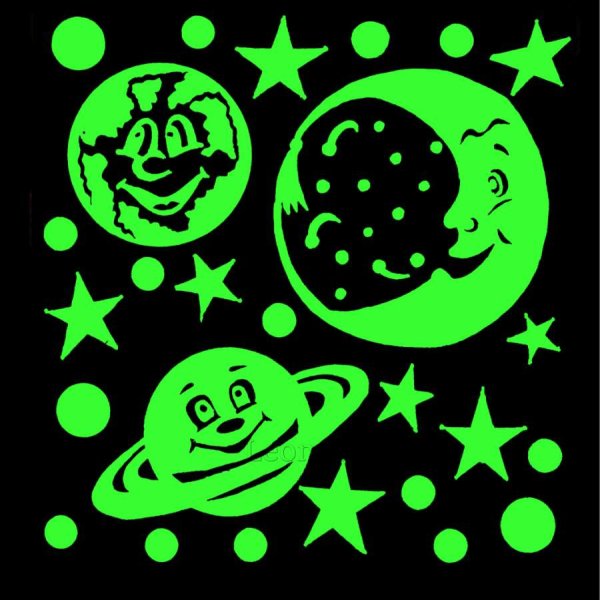 Флуоресцентные наклейки